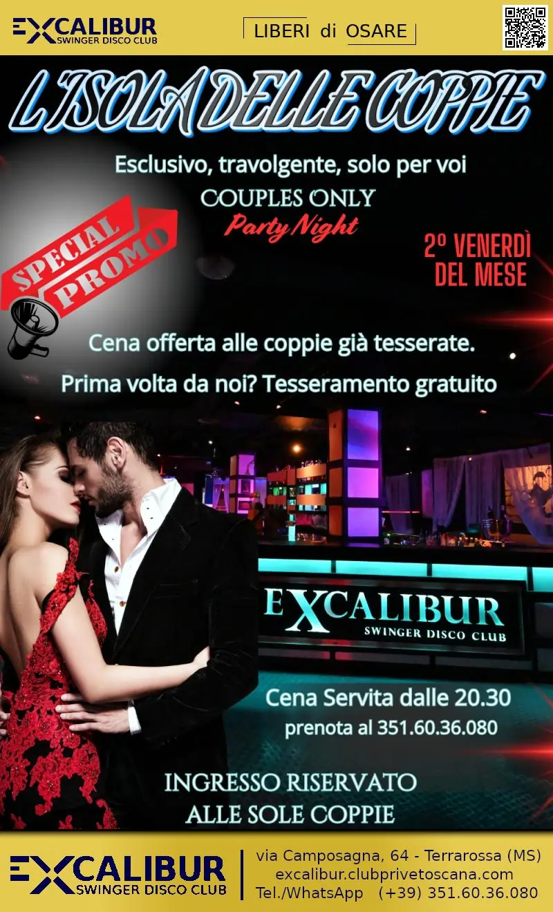 Swinger club prive event L'isola delle coppie